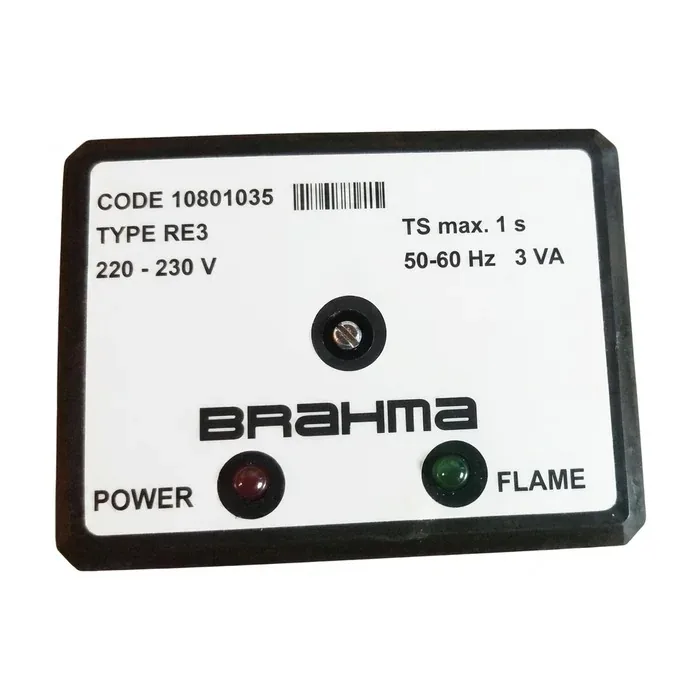 Brahma Flame Relay Sensor RE3 (220–230V) — Code 10801035 &mdash; Flame Relay by Brahma, Type 10801035