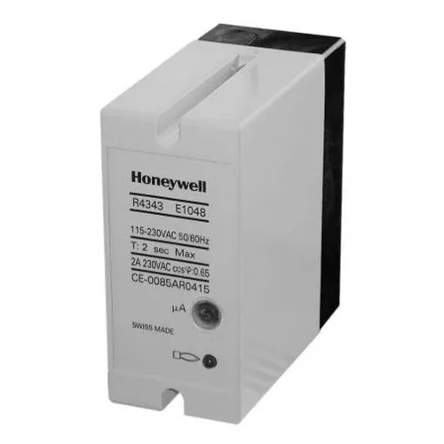 Honeywell Flame Detector Relay R4343 E1048 &mdash; Flame Relay by Honeywell Technologies, Type R4343 E1048