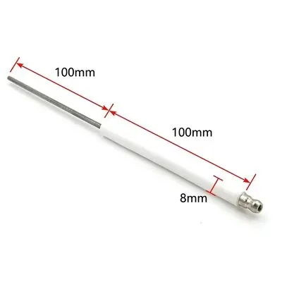 Ignition Electrode 8mm Insulator — 100mm x 100mm, Standard Stock